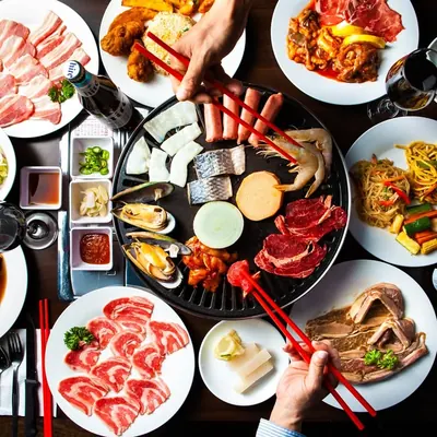 Korean BBQ Buffet logo