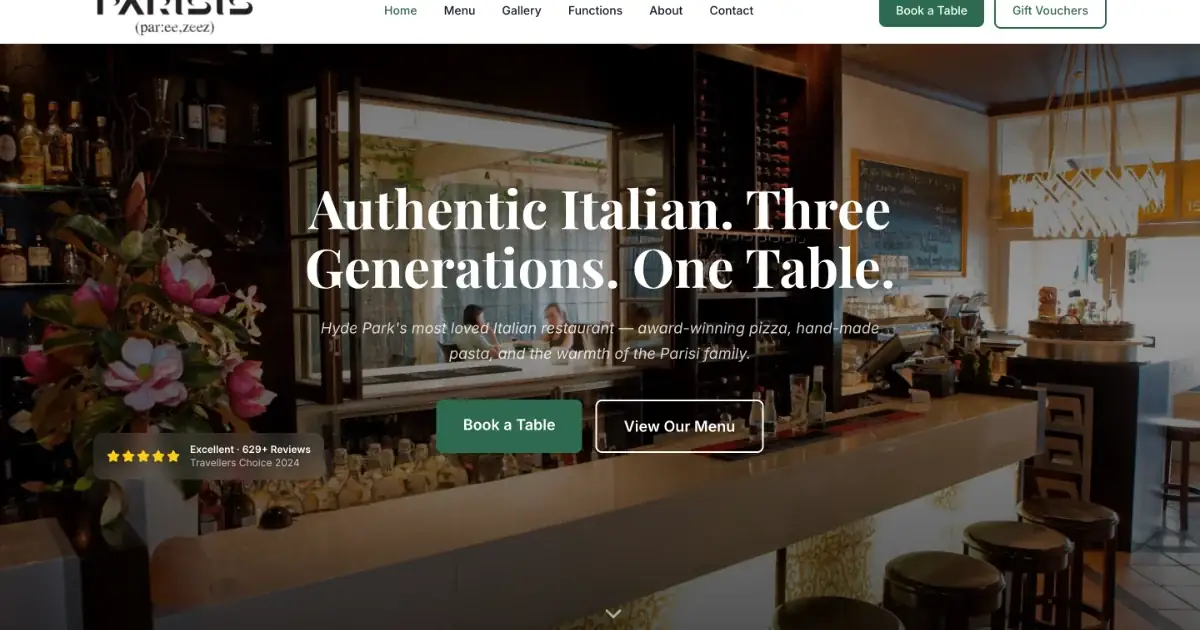 Parisi’s – 138 King William Road, Hyde Park